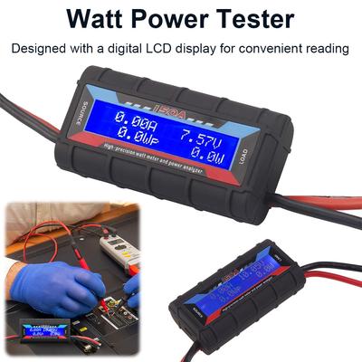 150A RC Digital RC Wattmeter mit Hintergrundbeleuchtung LCD Hohe Präzision Ampere Wattmeter RC Batterie Solarenergie Analysator Voltmeter Amperemeter