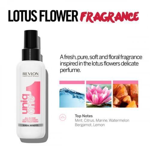Soin réparateur capillaire - uniq one - fleur de lotus - 150ml - 10 bienfaits - tous types de cheveux