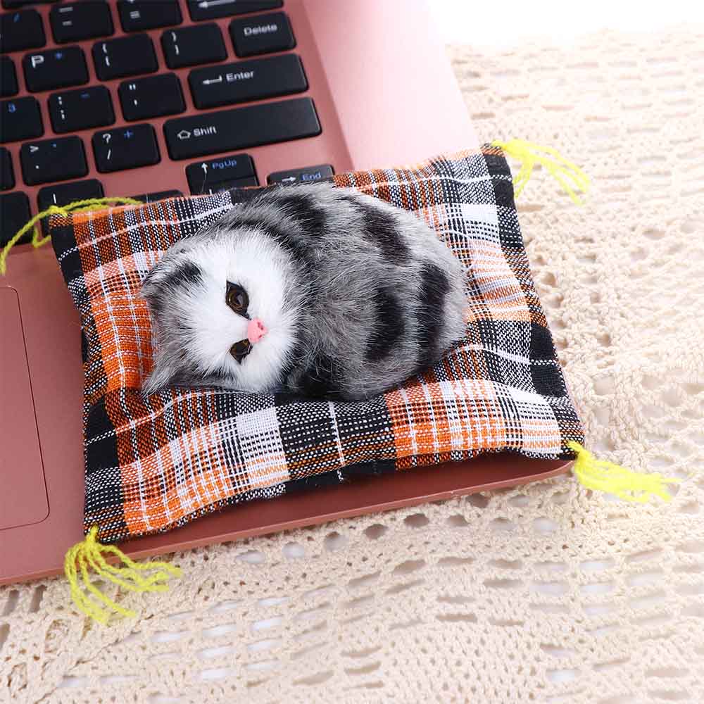 Birthday Gift Creative Decoration Plush Creative Plush Cats Cat Ornaments Fake Cats Simulation Cat