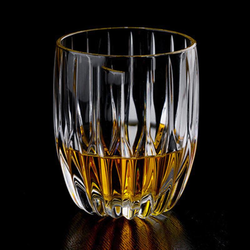 Set 2 buc 9.8oz 285ml Transparent Intage Model Vertical Pahar Apă Potabilă Pahare Bere Pahar Băutură Pahar Cocktail Simplu