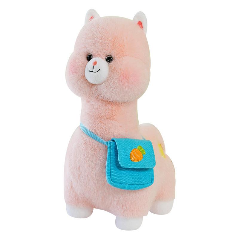 Alpacas Backpack With Plush Toy Animal Stuffed Doll Bedroom Decoration Gift