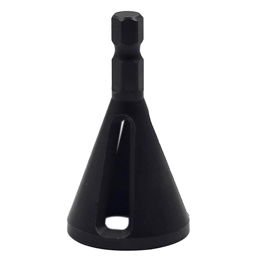 Hex Shank Black Deburring External Chamfer Tool Bit Remove Burr Repairs Tools
