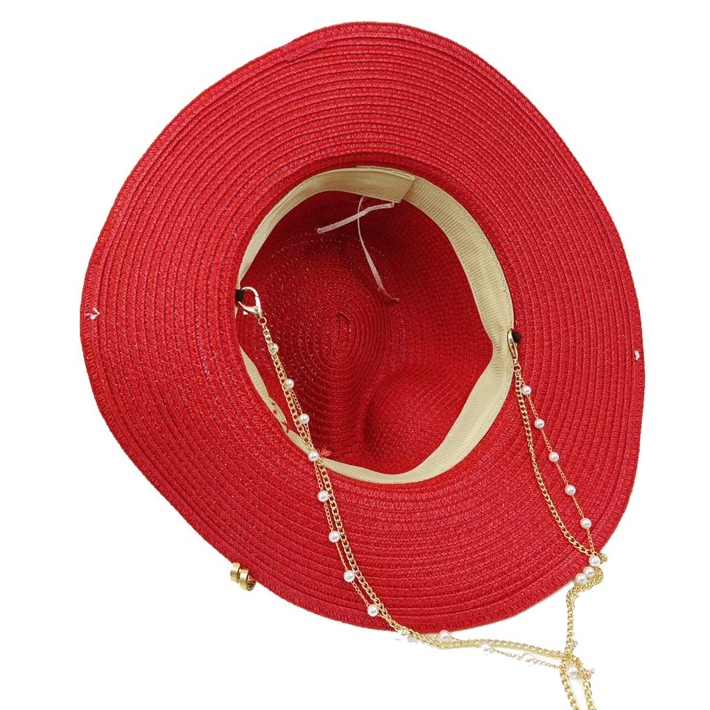 Women's Sun Hat Straw Hat  New Style Paired with Bikini Jazz Hip Hop Summer Hat Punk Fashion Style Beach Hat Church Hat