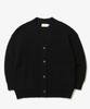 GOLDEN SUNSHINE Wool Over Bulky Knit Cardigan_Black