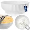 White kitchen bowl 24 cm, 2.5 l