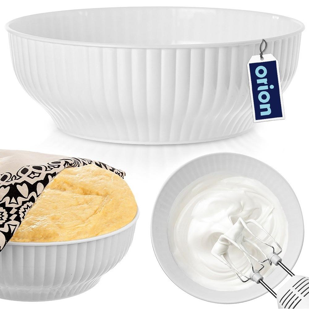 White kitchen bowl 24 cm, 2.5 l