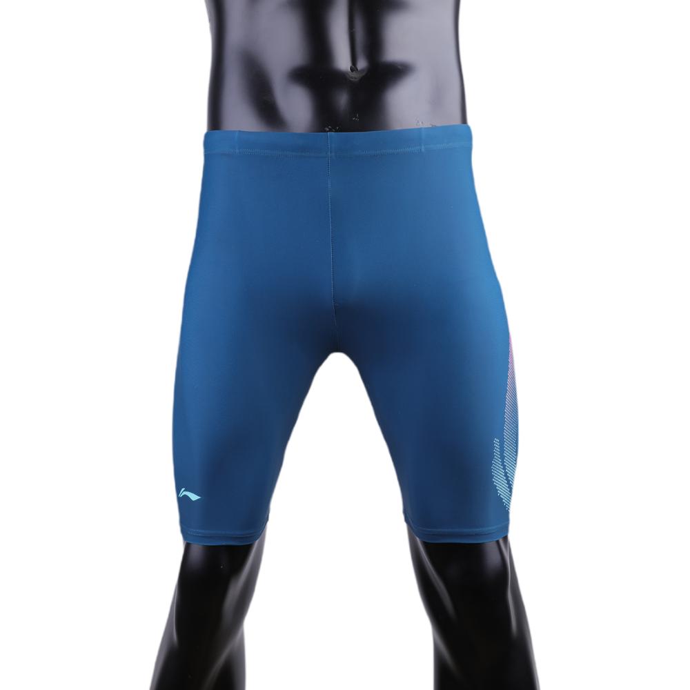 Li Ning Men's Swimwear Men's Mid Length Swim Shorts LNYK020