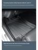 Eco-Friendly TPE Floor and Trunk Mats for 23 Mercedes-Benz C-Class/C260L: Stain-Resistant and Durable