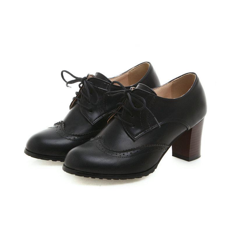 British style women`s shoes new thick