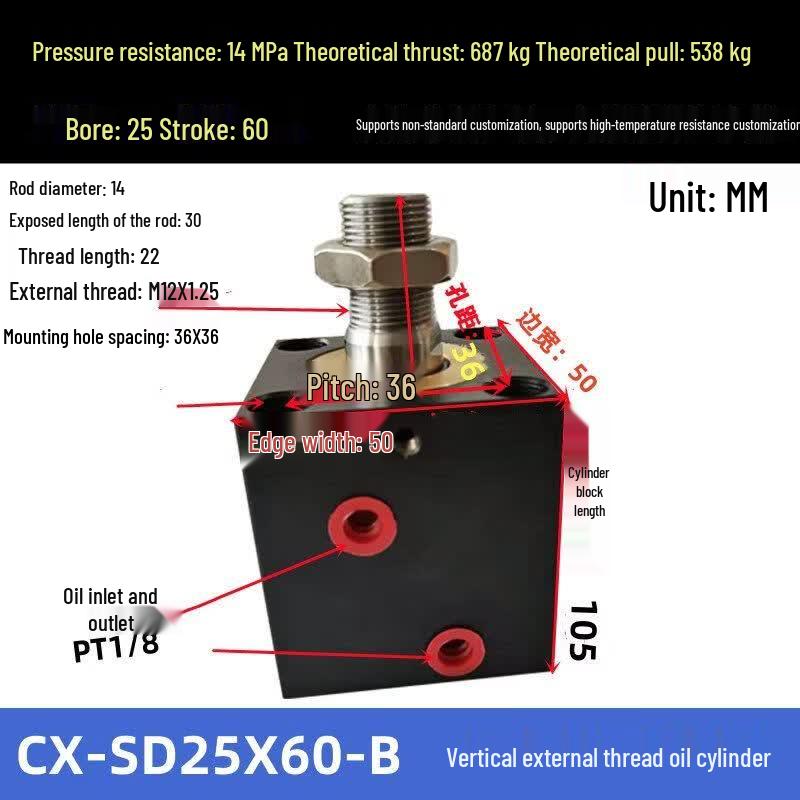 Hydraulic Vertical External Thread Square Die