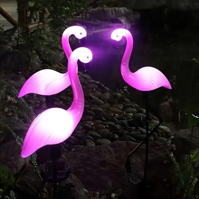 Solar-Boden-Rasenlampe Flamingo One Drag Three Außenhoflampe Landschaftslampe Gartendekoration