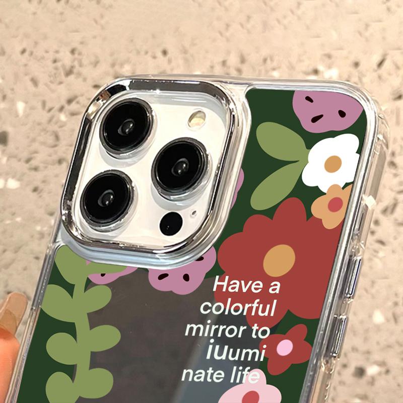 Mobile Phone Cases for iPhone 11 13 XR 15 Pro Max 12 14 Pro Max Case iPhone 16 XS Max Mirror Protective Case Mirror Exquisite Cartoon Waterproof