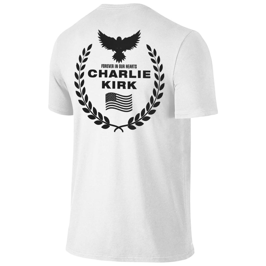 Men Women T-Shirts Freedom Charlie Kirk Eagle Prayer 100% Cotton Tee Shirt True Patriot T Shirts Clothes 2-sided Graphic Printed