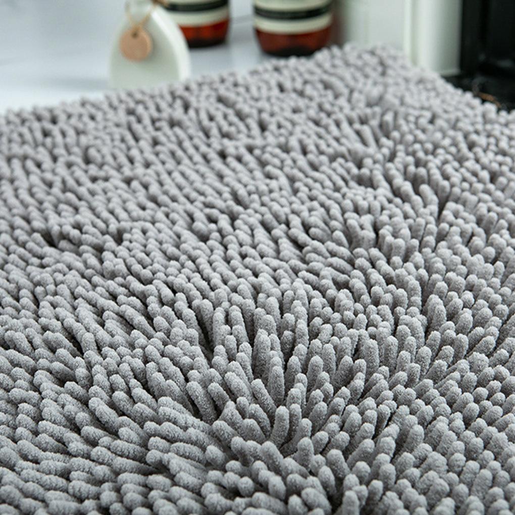 Absorbent Bathroom Mat - Soft Texture Machine Washable No Loose Thread Floor Mat Bath Mat Bath Rug
