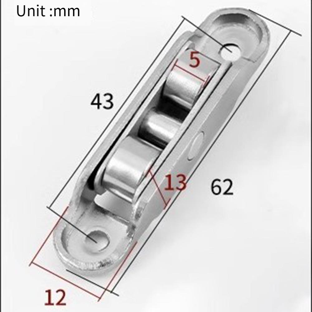4pcs Slot/Flat Wheel Window Pulley 77 Tyle Sliding Door Casement Pulley Stainless Steel Frame Casters For Aluminum Alloy Window
