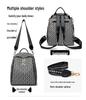 Ultra-Soft Leather Women's Double Shoulder Bag & Backpack - 2024 Fashion Style, Large Capacity, Perfect for Travel & Casual Use