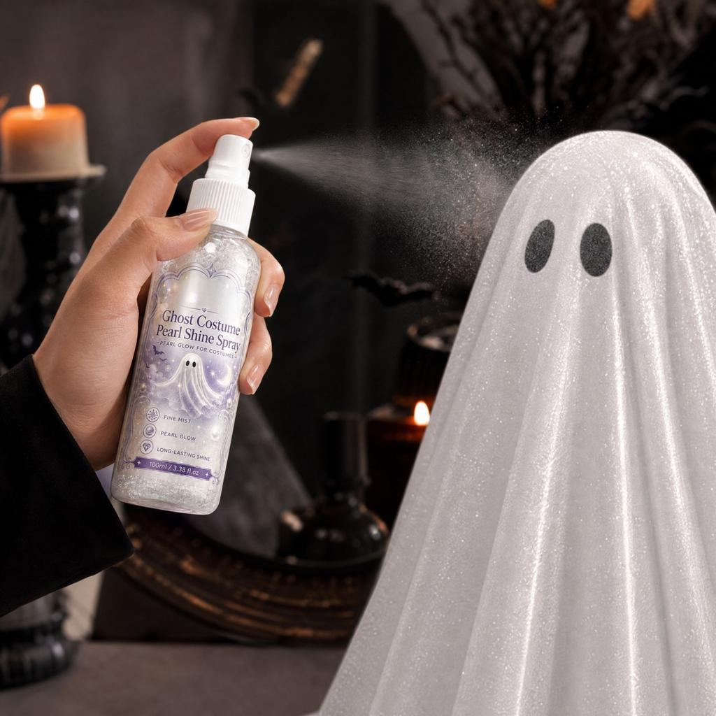 -Themed Pearlescent Glitter Spray for Halloween Costumes and
