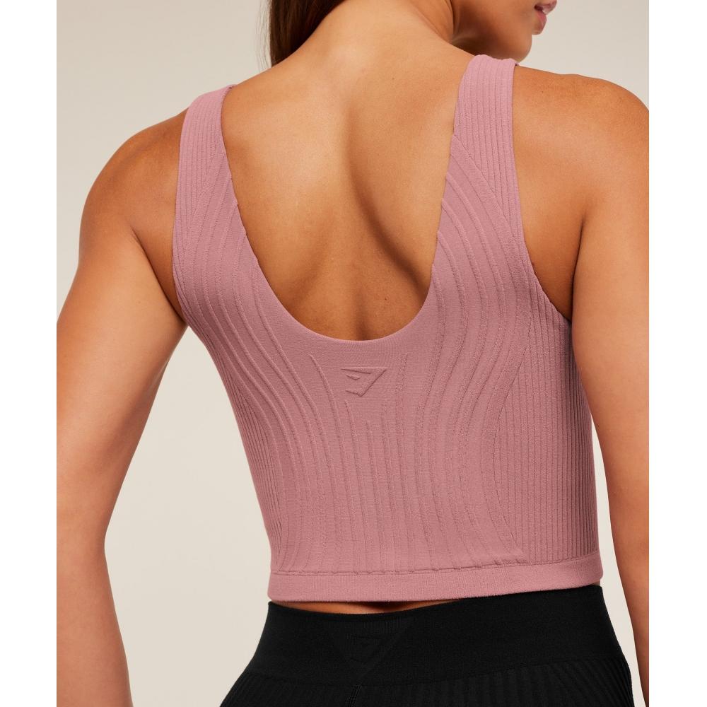 Gymshark Luxe Tank Calm Pink B5c5k Kcpd