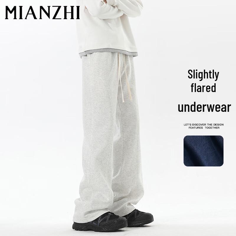 Men s Micro-Flare Straight Leg Casual Pants 3XL