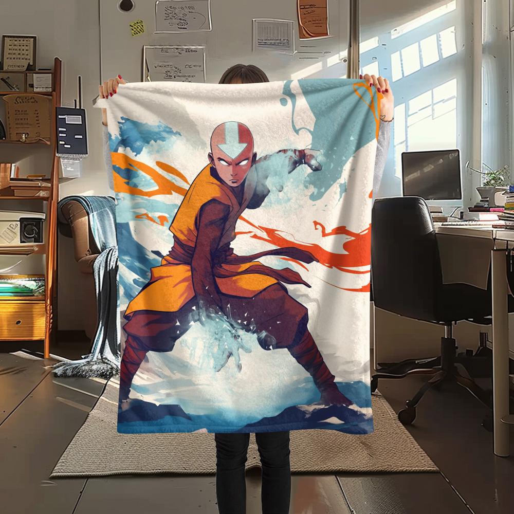 Avatar: The Last Airbender  Print Flannel Blanket, High Quality Comfortable for All Seasons, Home Decor, Warmth and Comfort