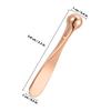 2Pcs Eye Cream Massage Bar Spoon Zinc Alloy Compact Portable Skin Care Tool Relieve Eye Fatigue Reduce Wrinkles and Puffiness