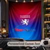 TapestryLyon FC Custom Name Text Personalized Wall Hanging Tapestry Home Wall Decor