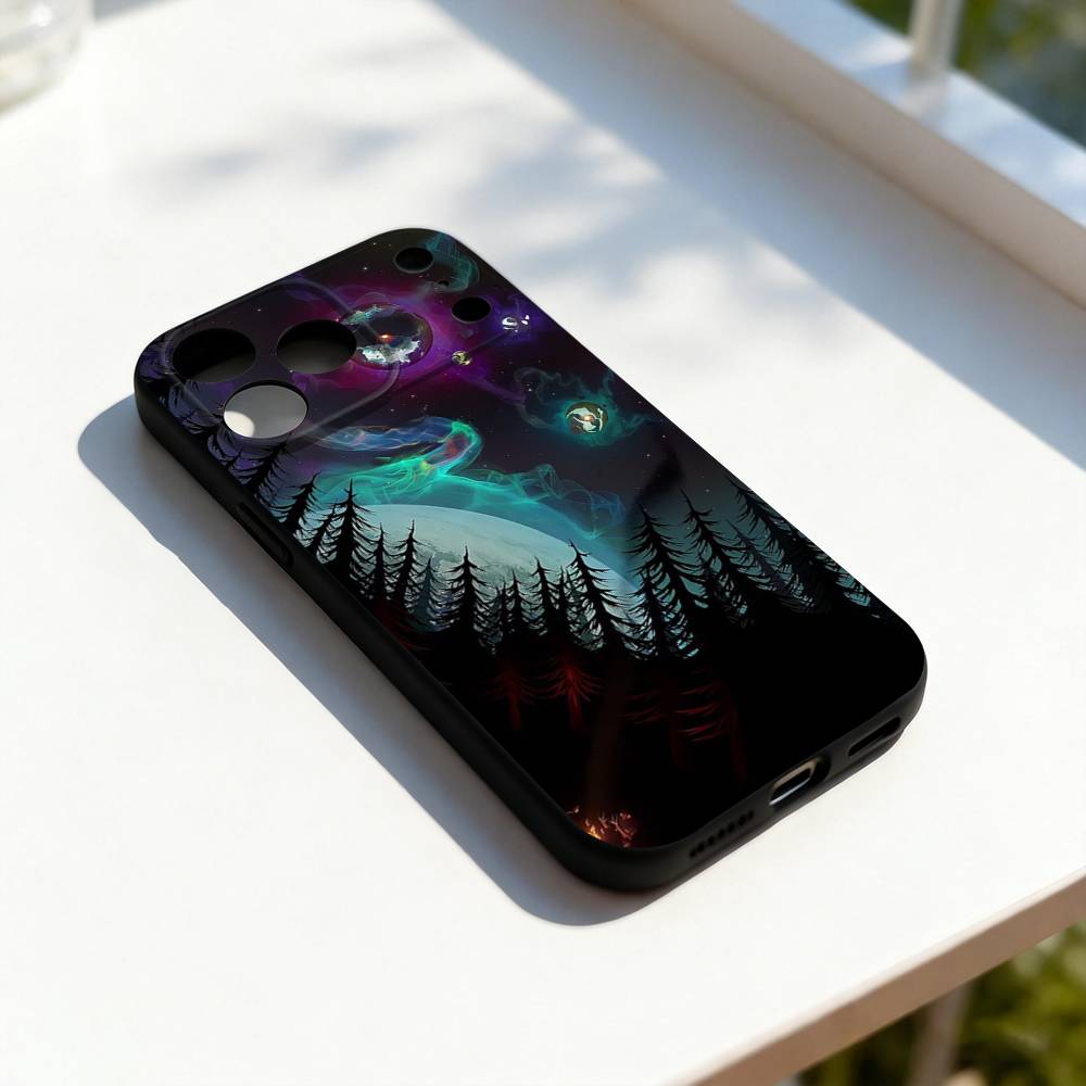 

O-Outer W-Wilds Game Cool Phone Case For iPhone 17,16,15,14,13,12,11,Pro,Max,Plus,E,SE4,Air,Mini Black Precise Hole Matching iPhone12PRO