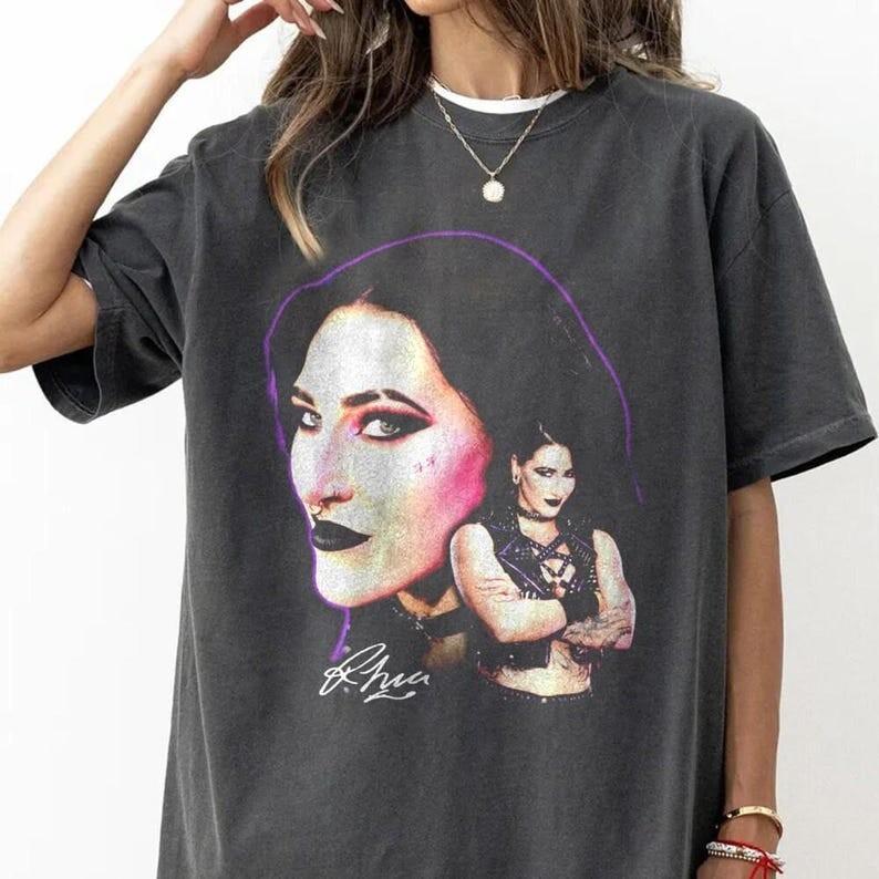 Rhea Ripley Shirt, Bootleg Tee, Vintage 90S Shirt, Unsex Style Fan Shirt Unisex T-Shirt S