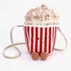 Toy Plush Popcorn Keychain  For Kids Party Gifts Doll Stuffed
