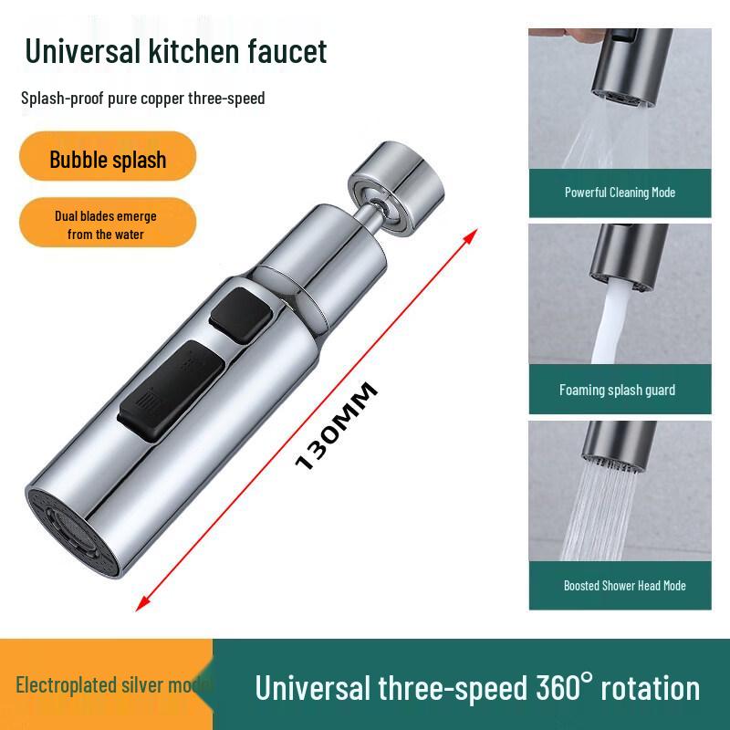Yipan Universal Rotatable Anti-Splash Faucet
