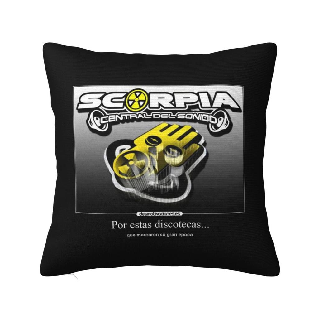 Scorpia Central Del Sonido  Square Pillowcase Cushion Cover Pillow Case Throw Pillow Cover for Home Bedroom Car
