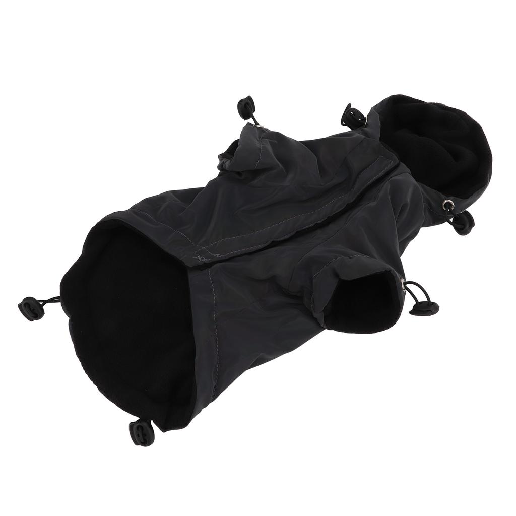 Reflective Dog Coat Adjustable Windproof Dog Cold Weather Coat for Small and Medium Dogs