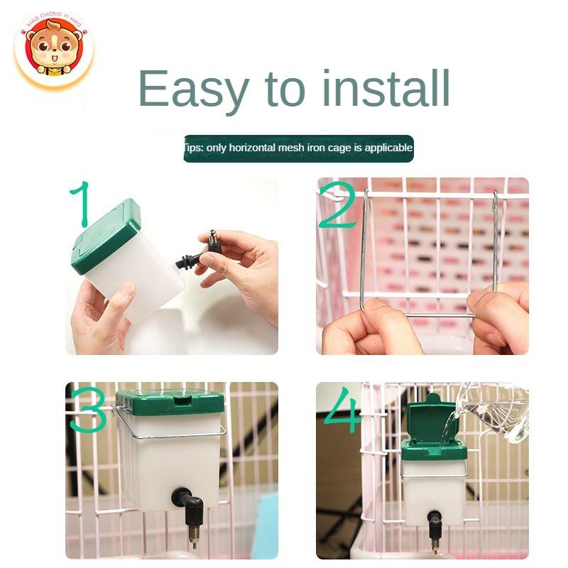 Tavşan Totoro Ateşleme İğnesi Sızdırmaz Su Isıtıcısı Kobay Kobay Papağan Sökülmesi Gerekmeyen Doğrudan Sulama Sincap Büyük Boy Su Çeşmesi