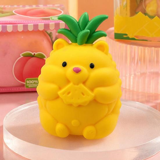 Study Stress Reduction Toy Large Pineapple Ball Slow Rising Fruit Squeeze for Anxiety Relief Strawberry Grape Reliever Banana Corn Carrot