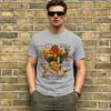Dungeon Crawler Carl T Shirts for Unisex 100 Cotton Vintage TShirt O Neck Retro Bookish Tee Shirt Short Sleeve Tops Plus Size