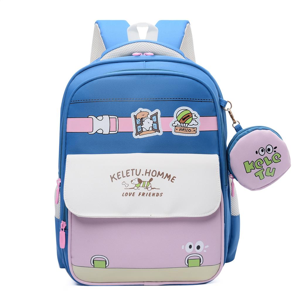 Elementary School School Bag New Lightweight Burden Reduction Backpack Large Capacity Leisure Travel Children's Backpack