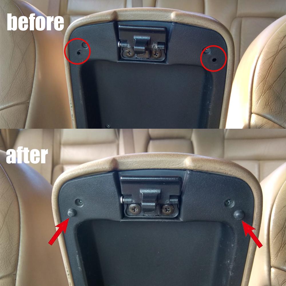 4Pcs Rubber Car Center Console Storage Box Armrest Cushion Pad For Toyota Avensis II T250 Camry XV20 XV40 Camry Gracia New