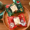 100pcs/packChristmas Cookie Packaging Bag Toffee Chocolate Candy Packaging Bag Baking Shop Machine Seal Bag Cute Cartoon Snowman