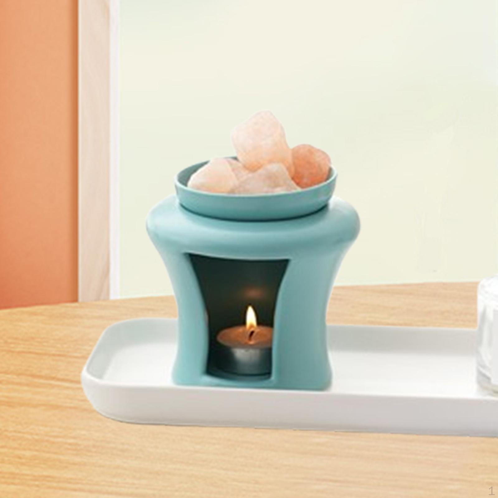 

Подогреватель для свечей, керамический масляный диффузор, подсвечник для чайной свечи, основная горелка для садовой веранды зелёный