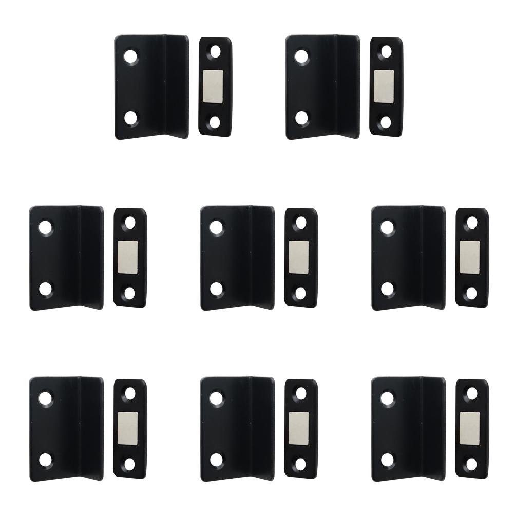 Punch Free Closet Door Closer Strong Magnetic L-shaped Door Touch Magnetic Suction Invisible Anti Collision Furniture Hardware