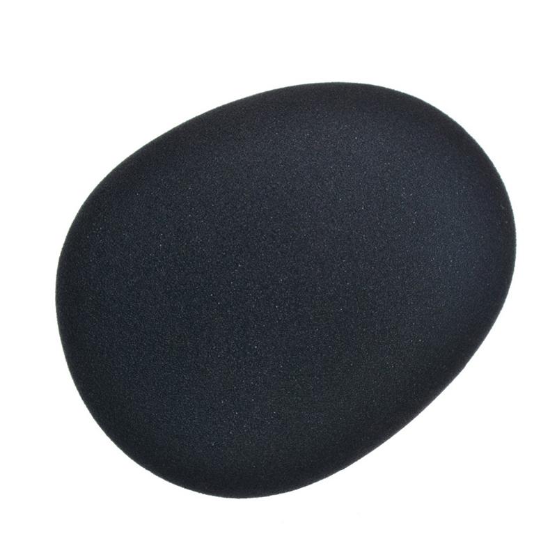 1 Stück Schwarzer Mikrofon-Schaumstoffbezug Filter Windschutz Schwammabdeckung Ersatz