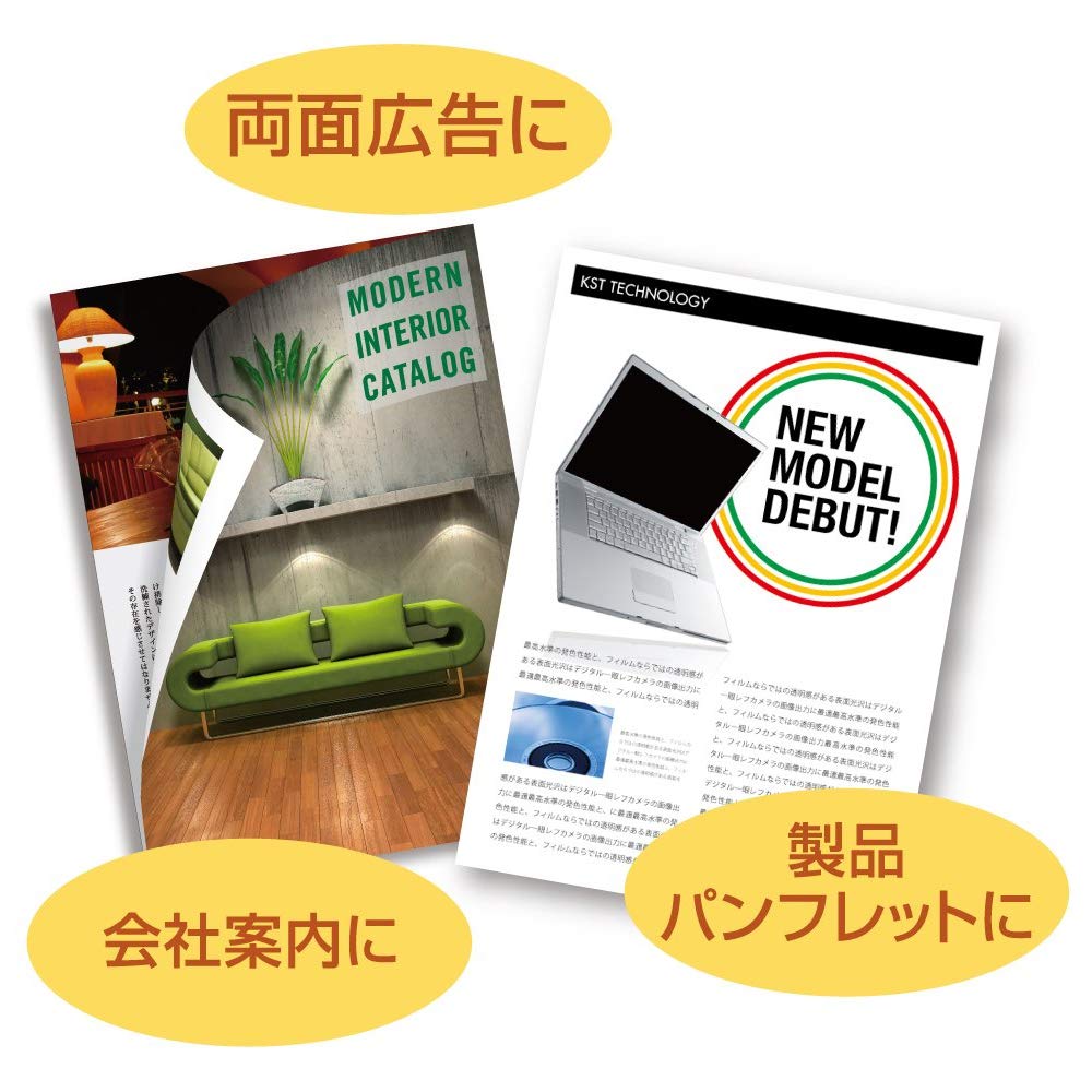 KOKUYO Inkjet Photo 10 Double-Sided Paper, Semi-Glossy, A3+ Size, Sheets, KJ-J23A3B-10
