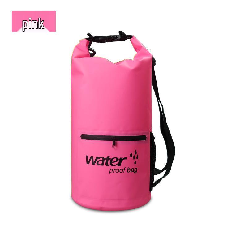 Waterproof PVC Rafting and Beach Zipper Pocket Bag