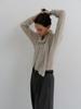 TEXT ROOM Muffler Wool Top_Sage