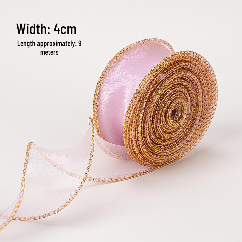 Elegant Fishtail Silk Ribbon for Cake and Bouquet Decoration