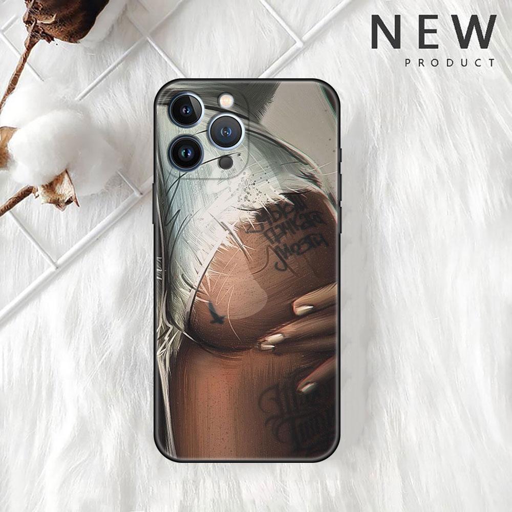 Husă sexy pentru fete cu tatuaj pentru Apple iPhone 14 Pro Max 13 11 12 Mini SE 7 8 Plus X XS 6 6S Husă din silicon pentru telefon Moale TPU
