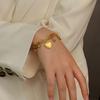 1 Stück Trend Kette Mehrlagiges Herz Armband, Geeignet für Damen Personalisierter Feiertagsparty Schmuck Geschenke