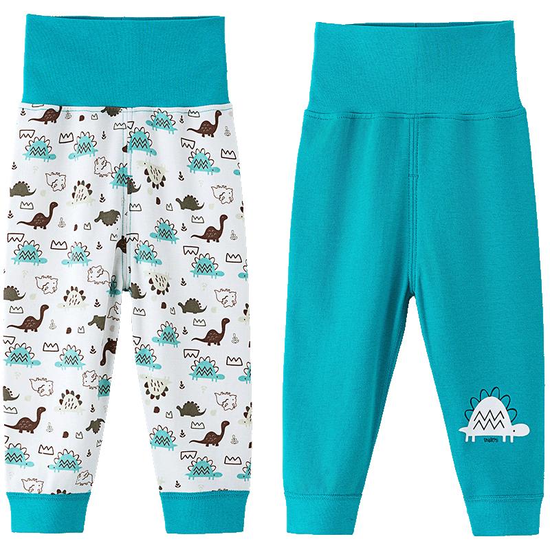 Shubeiyi Baby High-Waist Pure Cotton 2-Pack Lounge Pants