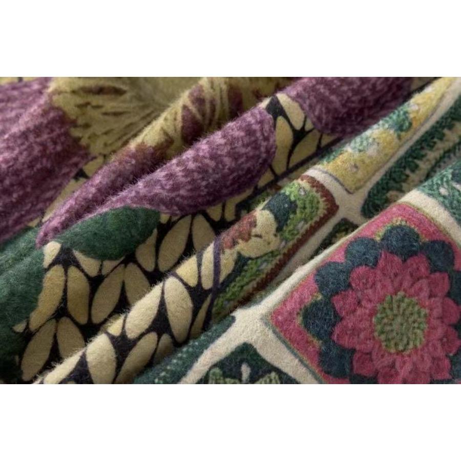 Umělecký svetr z imitace norkové kožešiny Retro etnický styl Podzim Zima Volný pulovr Dámský kulatý výstřih Populární pletený svetr pro ženy