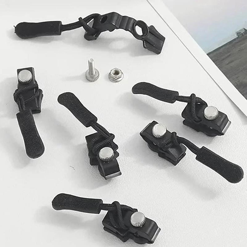 50x Abnehmbare Zipper Reparatur Kit 3 Verschiedene Größe Instant Zipper Puller